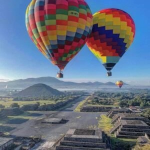 Vuelo en globo de cumpleaños - Teotihuacán