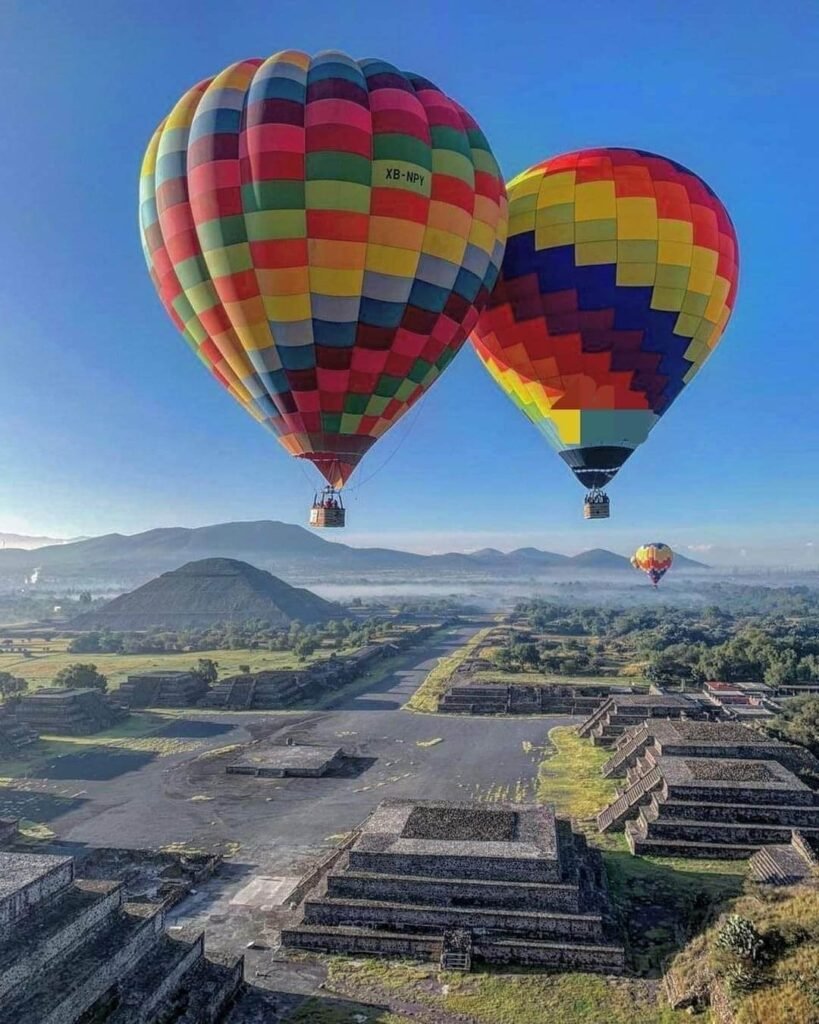 Vuelo en globo de cumpleaños - Teotihuacán