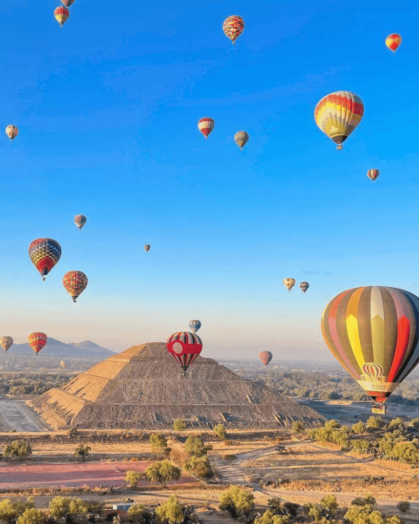 Vuelo compartido en globo - Teotihuacán